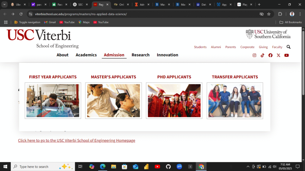University of Southern California — MS in Applied Data Science